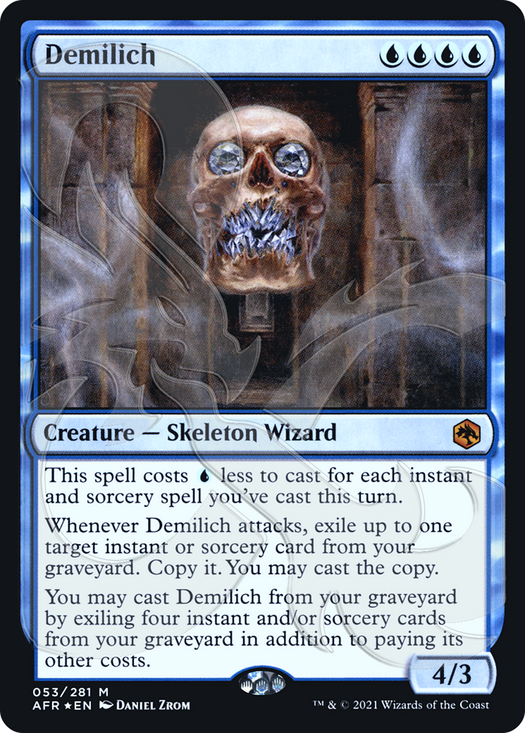 Image of Demilich (AFR&-053) - Adventures in the Forgotten Realms Promos Foil