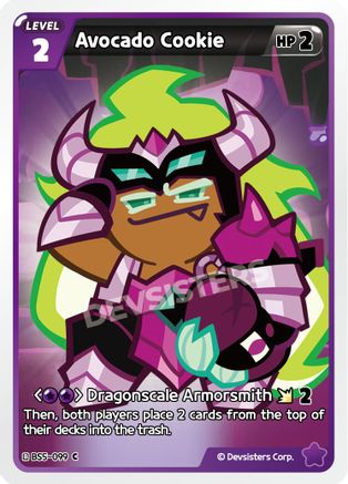 Image of Avocado Cookie (BS5-099) - Arena of Glory