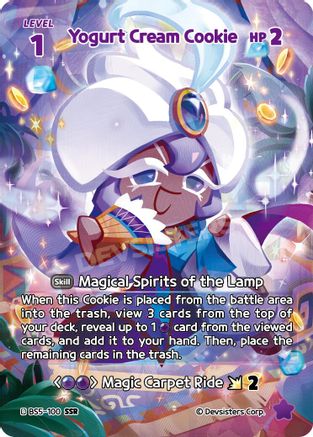 Image of Yogurt Cream Cookie (SSR) (BS5-100) - Arena of Glory Foil
