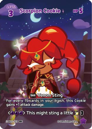 Image of Scorpion Cookie (SEC) (BS5-103) - Arena of Glory Foil