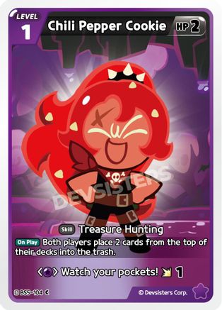 Image of Chili Pepper Cookie (104) (BS5-104) - Arena of Glory