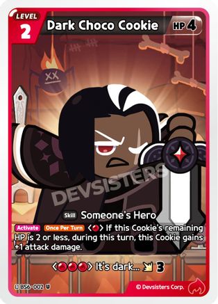Image of Dark Choco Cookie (002) (BS6-002) - Arena of Glory