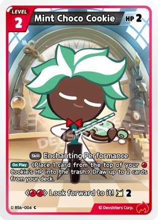 Image of Mint Choco Cookie (004) (BS6-004) - Arena of Glory