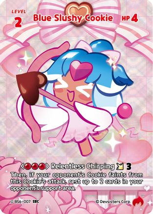 Image of Blue Slushy Cookie (SEC) (BS6-007) - Arena of Glory Foil
