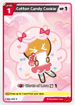 Image of Cotton Candy Cookie (009) (BS6-009) - Arena of Glory