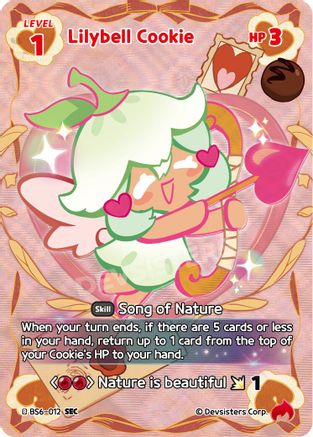 Image of Lilybell Cookie (SEC) (BS6-012) - Arena of Glory Foil