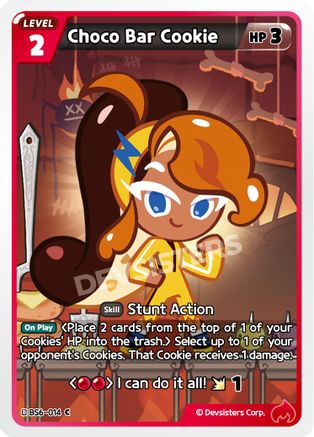 Image of Choco Bar Cookie (BS6-014) - Arena of Glory
