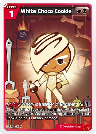 Image of White Choco Cookie (018) (BS6-018) - Arena of Glory