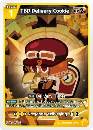 Image of TBD Delivery Cookie (BS6-028) - Arena of Glory