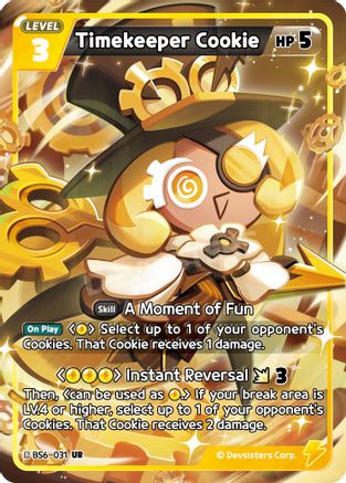 Image of Timekeeper Cookie (031) (BS6-031) - Arena of Glory Foil