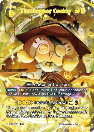 Image of Timekeeper Cookie (031) (SUR) (BS6-031) - Arena of Glory Foil