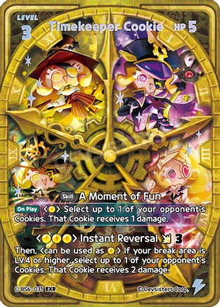 Image of Timekeeper Cookie (031) (EXR) (BS6-031) - Arena of Glory Foil