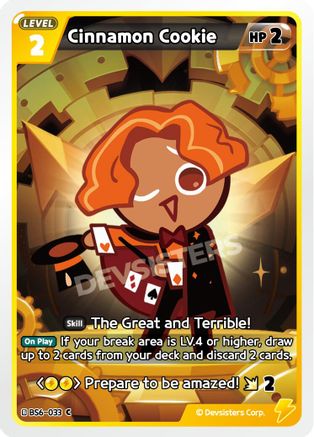 Image of Cinnamon Cookie (BS6-033) - Arena of Glory