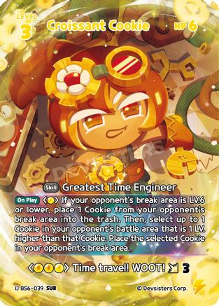 Image of Croissant Cookie (039) (SUR) (BS6-039) - Arena of Glory Foil