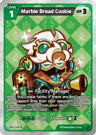 Image of Marble Bread Cookie (048) (BS6-048) - Arena of Glory Foil