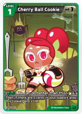 Image of Cherry Ball Cookie (BS6-053) - Arena of Glory