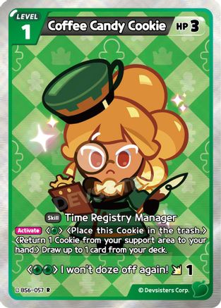 Image of Coffee Candy Cookie (057) (BS6-057) - Arena of Glory Foil