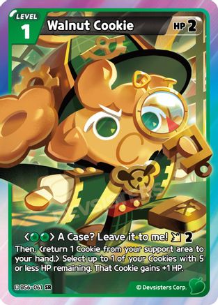 Image of Walnut Cookie (BS6-061) - Arena of Glory Foil
