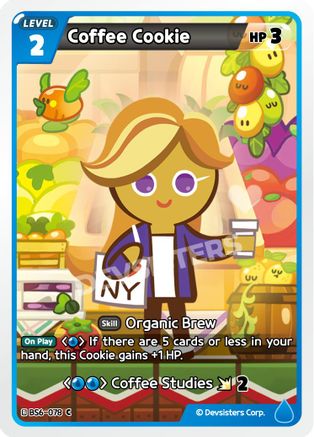Image of Coffee Cookie (BS6-078) - Arena of Glory