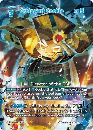 Image of Croissant Cookie (079) (SUR) (BS6-079) - Arena of Glory Foil