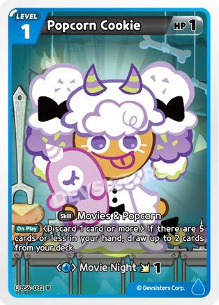 Image of Popcorn Cookie (BS6-082) - Arena of Glory