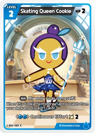 Image of Skating Queen Cookie (BS6-083) - Arena of Glory