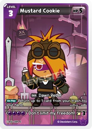 Image of Mustard Cookie (089) (BS6-089) - Arena of Glory