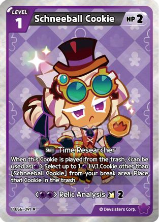 Image of Schneeball Cookie (091) (BS6-091) - Arena of Glory Foil