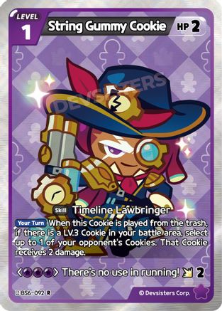Image of String Gummy Cookie (092) (BS6-092) - Arena of Glory Foil