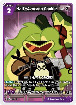 Image of Half-Avocado Cookie (BS6-094) - Arena of Glory