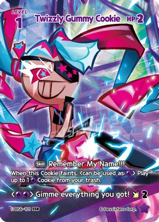 Image of Twizzly Gummy Cookie (SSR) (BS6-101) - Arena of Glory Foil