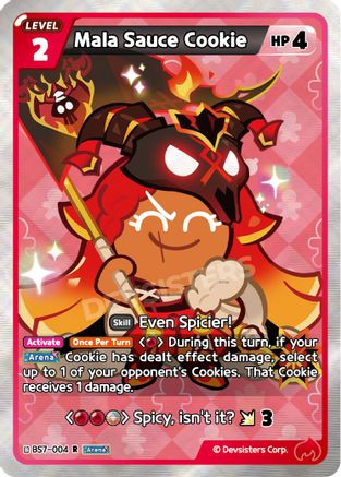Image of Mala Sauce Cookie (004) (BS7-004) - Arena of Glory Foil