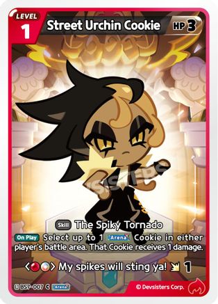 Image of Street Urchin Cookie (BS7-007) - Arena of Glory