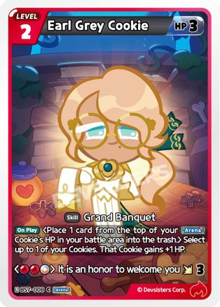 Image of Earl Grey Cookie (BS7-008) - Arena of Glory