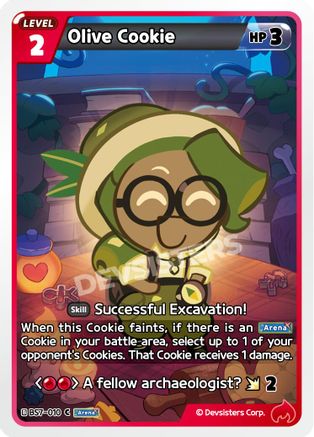 Image of Olive Cookie (BS7-010) - Arena of Glory