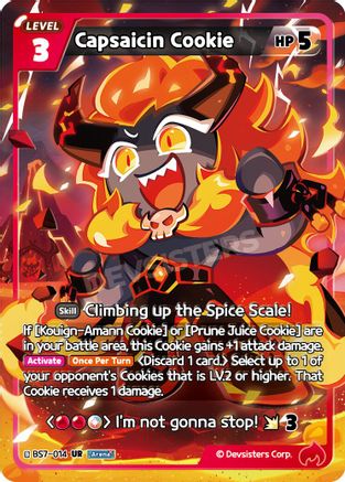 Image of Capsaicin Cookie (BS7-014) - Arena of Glory Foil