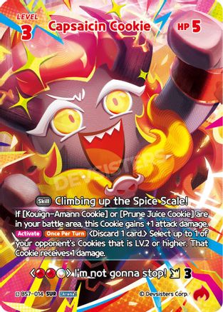 Image of Capsaicin Cookie (SUR) (BS7-014) - Arena of Glory Foil