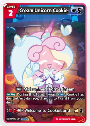 Image of Cream Unicorn Cookie (BS7-016) - Arena of Glory