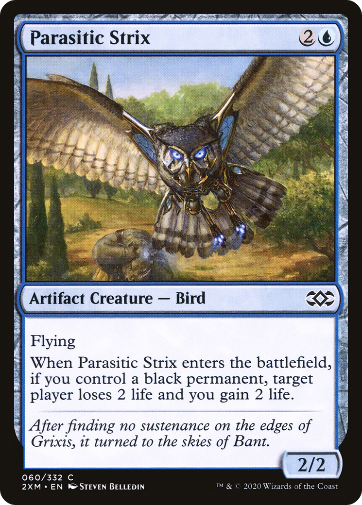 Image of Parasitic Strix (2XM-060) - Double Masters Foil
