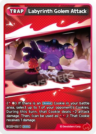 Image of Labyrinth Golem Attack (BS7-021) - Arena of Glory