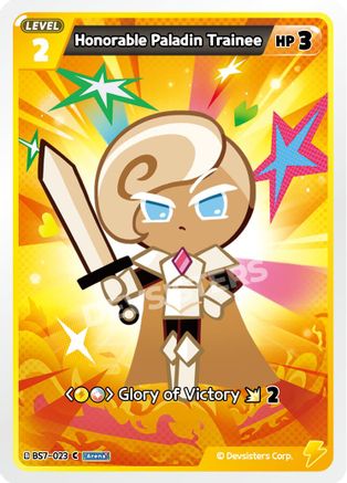 Image of Honorable Paladin Trainee (BS7-023) - Arena of Glory