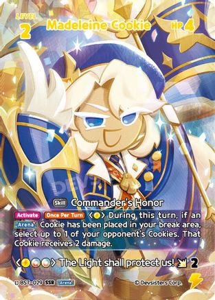 Image of Madeleine Cookie (SSR) (BS7-029) - Arena of Glory Foil