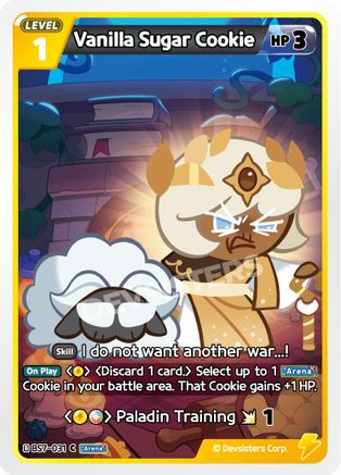 Image of Vanilla Sugar Cookie (BS7-031) - Arena of Glory