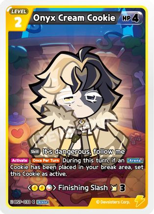 Image of Onyx Cream Cookie (BS7-032) - Arena of Glory