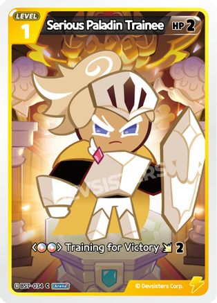 Image of Serious Paladin Trainee (BS7-034) - Arena of Glory
