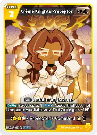 Image of Creme Knights Preceptor (BS7-036) - Arena of Glory