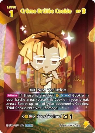 Image of Creme Brulee Cookie (SEC) (BS7-037) - Arena of Glory Foil
