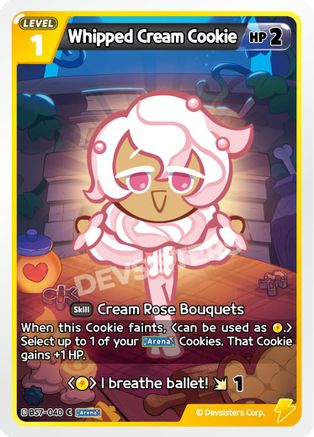 Image of Whipped Cream Cookie (BS7-040) - Arena of Glory
