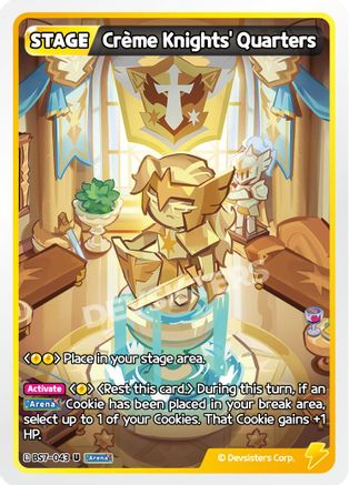 Image of Creme Knights' Quarters (BS7-043) - Arena of Glory