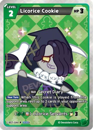 Image of Licorice Cookie (BS7-044) - Arena of Glory Foil